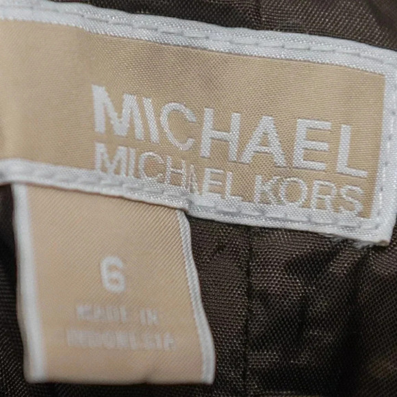 Michael Kors Brown and Cream zip  up dress. | 6 - Picture 9 of 10